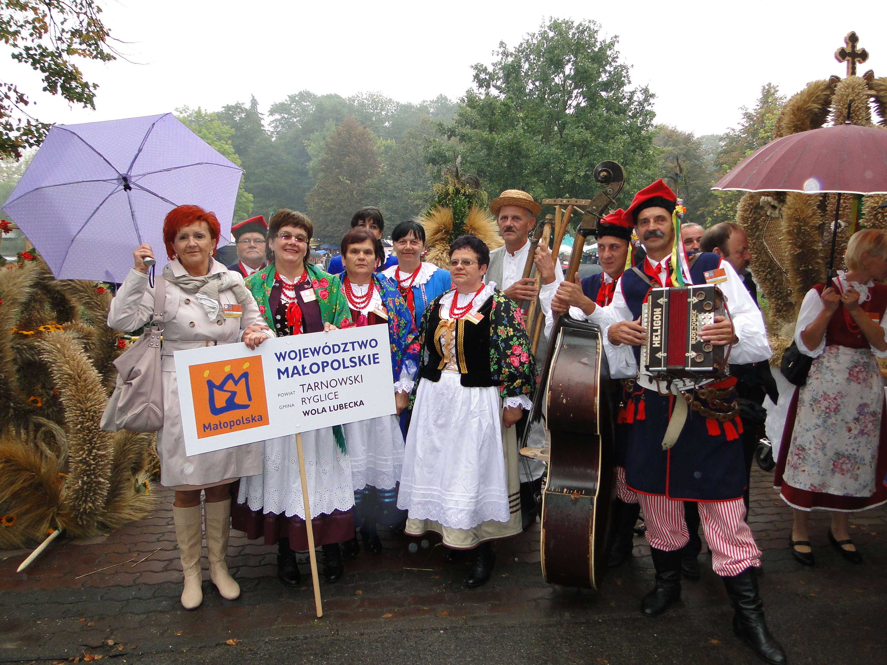 Na dożynkach prezydenckich w Spale w 2013 r.